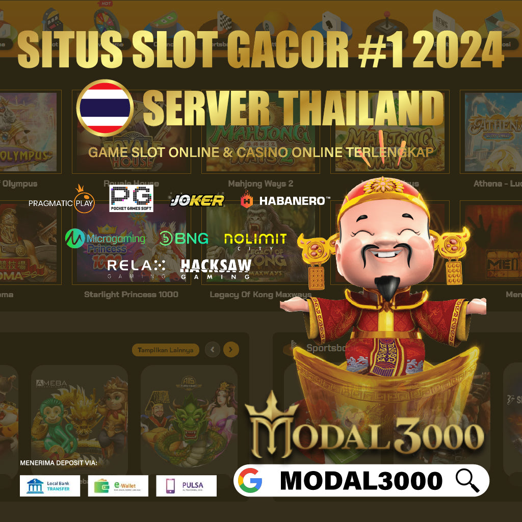 MODAL3000: Situs Online Slot Modal 3000 Deposit Via Dana